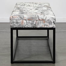 Floral Milford Upholstered Ottoman Bench